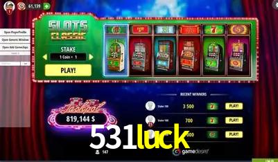 Descubra o Mundo do Cassino Online com 531luck